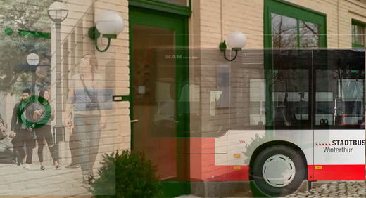 Zu Fuss oder mit Stadtbus zum open way institute: owi - Praxis für Hypnosetherapie & Veränderungscoaching